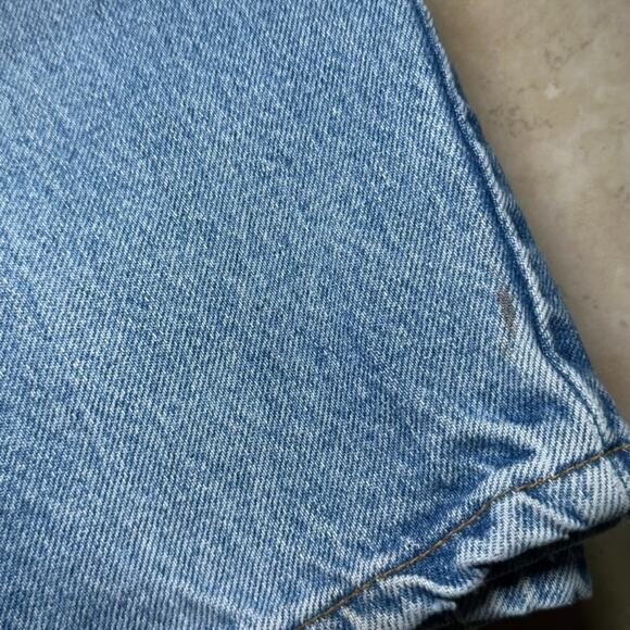 Vintage 2000's Levi's 468 Jeans Relaxed Straight Leg Blue Jeans Mens Size 34x30 - Picture 10 of 13